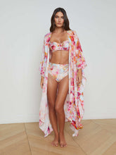 Kara Kimono Cover-Up in Multi Soft Cloud Floral | L'AGENCE sale