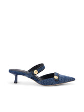 Gilliane Denim Mule in Dark Denim | L'AGENCE near me