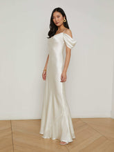 Kenna Silk Dress in Ivory | L'AGENCE Women