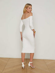 Zolita Dress in White | L'AGENCE for sale