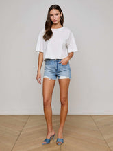 Clark Distressed Jean Short in Galveston Destruct | L'AGENCE near me