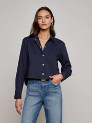 Cosette Shirt in Midnight | L'AGENCE discount