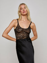 Vinka Lace Tank in Black | L'AGENCE online