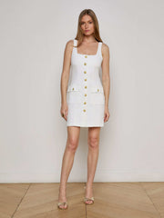 Midy Dress in Blanc | L'AGENCE US