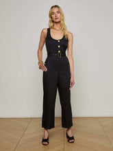 Branca Poplin Jumpsuit in Black | L'AGENCE Women