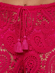 Geraldine Cover-Up Pant in Fuschia | L'AGENCE Women