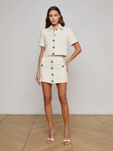 Truman Mini Skirt in Ivory | L'AGENCE Women