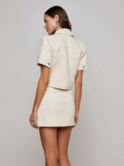 Chita Jacquard Jacket in Ivory | L'AGENCE near me
