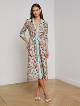 Emilio Lace Shirt Dress in Multi Colored Eyelet | L'AGENCE discount