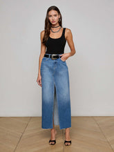 Rysa Jean Maxi Skirt in Woodrow | L'AGENCE US
