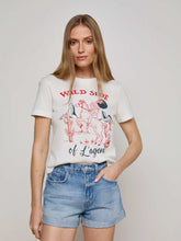 Eliza Graphic Tee in White | L'AGENCE for sale