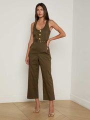 Branca Jumpsuit in Pine | L'AGENCE near me