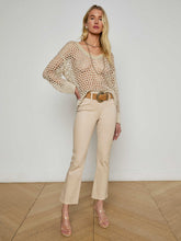 Tati Coated Bootcut Jean in Cement Coated | L'AGENCE sale