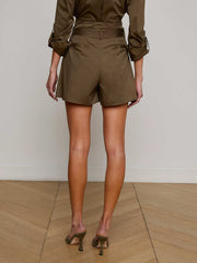 Damira Short in Pine | L'AGENCE Women