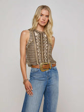 Kienna Embellished Tank in Parchment | L'AGENCE online