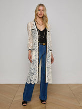 Whisper Lace Cardigan Dress in Ecru | L'AGENCE US