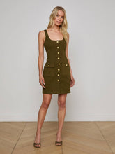 Midy Button-Front Dress in Pine | L'AGENCE near me