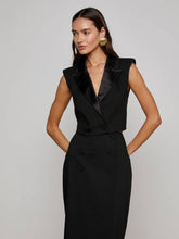 Hollis Vest in Black | L'AGENCE Women