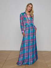 Patricia Plaid Maxi Skirt in Multi Colorful Plaid | L'AGENCE sale