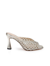 Jacques Leather Mule in Gold Leather | L'AGENCE for sale