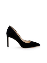 Maelle Suede Pump in Black Suede | L'AGENCE online
