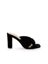 Leonie Suede Block-Heel Sandal in Black Suede | L'AGENCE near me