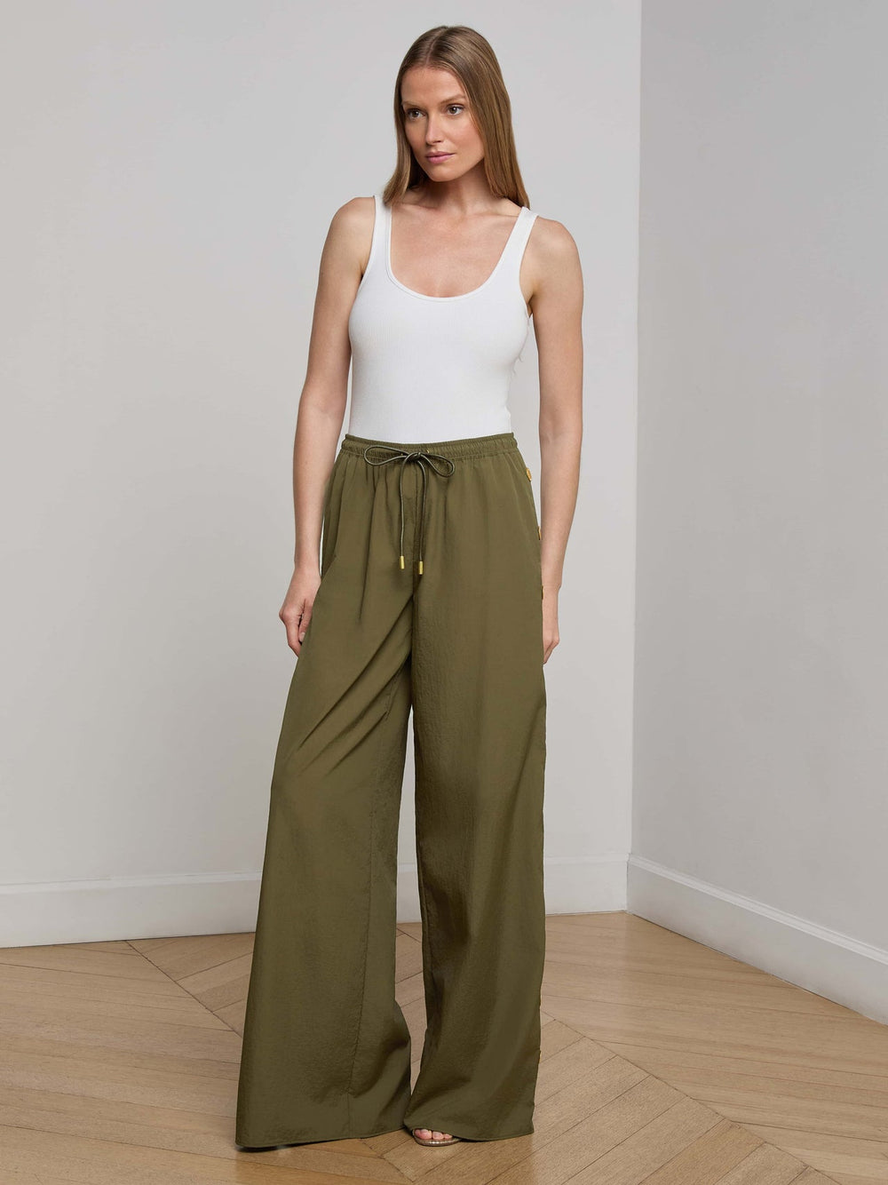 Valkyrie Snap Pant in Pine | L'AGENCE near me