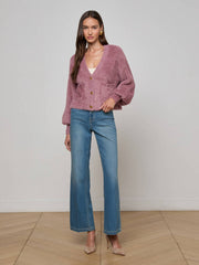 Harriet Cardigan in Mauve | L'AGENCE discount