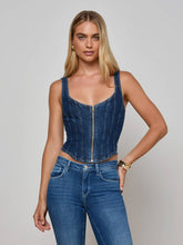 Elysia Zip Corset Tank in Rampart | L'AGENCE near me