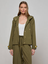 Geovana Hooded Windbreaker in Pine | L'AGENCE sale