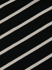 Ivanna Midi Tank Dress in Black/Oat Stripe | L'AGENCE Women