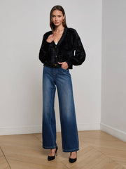 Harriet Cardigan in Black | L'AGENCE sale