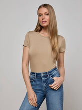 Ressi Fitted Tee in Rye | L'AGENCE discount