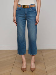 June Cropped Stovepipe Jean in Fresno | L'AGENCE sale