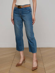 June Cropped Stovepipe Jean in Fresno | L'AGENCE sale