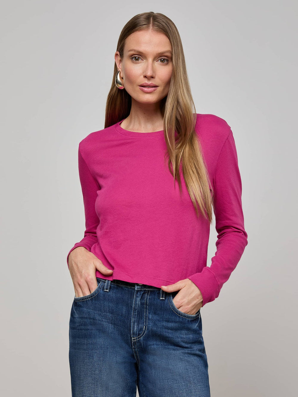 Zeva Tee in Pink | L'AGENCE online