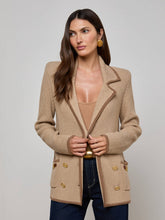 Ranch Knit Blazer in Natural/Brown | L'AGENCE near me