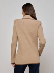 Ranch Knit Blazer in Natural/Brown | L'AGENCE near me