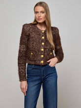 Una Knit Cardigan in Chocolate Multi | L'AGENCE Women