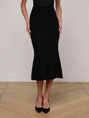 Salem Knit Skirt in Black | L'AGENCE near me