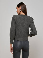Talulla Cardigan in Charcoal | L'AGENCE online