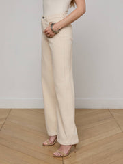 Scottie Corduroy Wide-Leg Jean in French Vanilla | L'AGENCE US