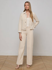 Janelle Corduroy Jacket in French Vanilla | L'AGENCE near me