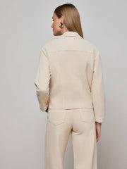 Janelle Corduroy Jacket in French Vanilla | L'AGENCE near me