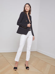 Kenzie Blazer in Black | L'AGENCE Women