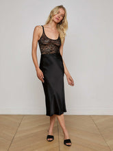 Perin Silk Midi Skirt in Black | L'AGENCE discount