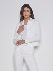 Celine Jacket In Blanc Destruct | L'AGENCE for sale