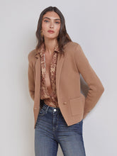 Sofia Knit Blazer in Ginger Snap | L'AGENCE US
