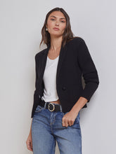 Sofia Knit Blazer in Black | L'AGENCE US