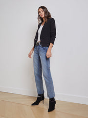Sofia Knit Blazer in Black | L'AGENCE US